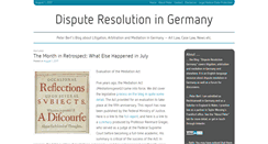Desktop Screenshot of disputeresolutiongermany.com